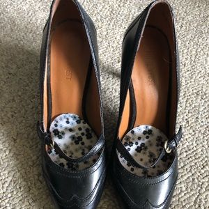 Black Mary Jane heels